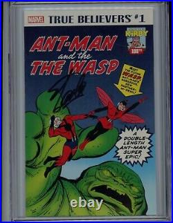 True Believers Kirby 100th Antman and The Wasp #1 CGC 9.8 2017 Signed Stan Lee