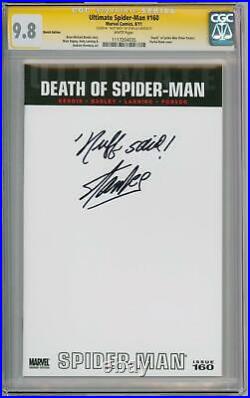 Ultimate Spider-man #160 Cgc 9.8 Signature Series Signed Stan Lee Nuff Said