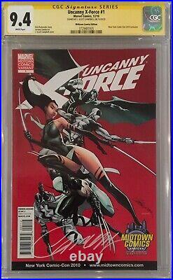 Uncanny X-Force #1 Midtown Comics Ed. CGC SS 9.4 Signed by J. Scott Campbell
