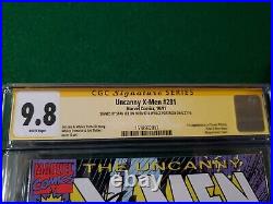 Uncanny X-Men #281 CGC 9.8 SS NEWSSTAND signed by Stan Lee & Portacio
