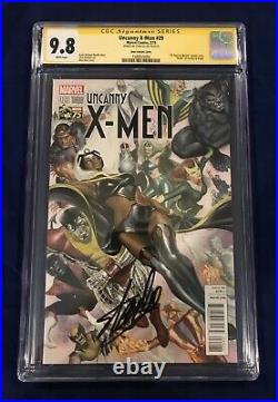 Uncanny X-Men #29 Alex Ross 75 Years Color Variant 175 CGC 9.8 Signed- Stan Lee