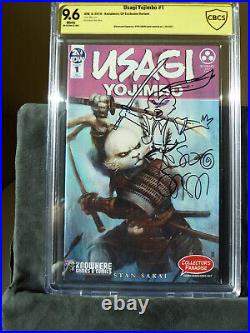 Usagi Yojimbo #1, signed & remarqued by Stan Sakai, IDW, Mike Choi variant