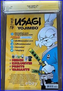 Usagi Yojimbo #10 SDCC Variant CGC SS 9.6 SIGNED Stan Sakai SKETCH Peach Momoko