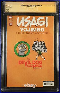 Usagi Yojimbo Lone Goat and Kid #1 Inhyuk Lee Variant CGC 9.8 Signed