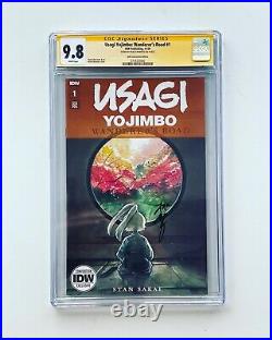 Usagi Yojimbo Wanderer's Road 1 CGC 9.8 Signed by Peach Momoko NYCC Variant