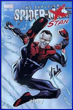 Variant Spider-Man Comic Spider-Stan Marvel Stan Lee Autographed Signed JSA LOA