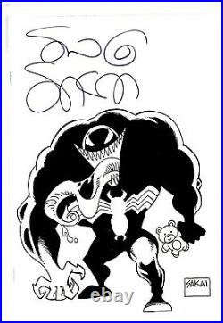 Venom #1 Stan Sakai Variant Set Trade Dress/B&W Virgin SIGNED STAN SAKAI WithCOA