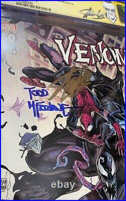 Venom #150 Kubert Variant CGC 9.8 SS Stan Lee & Todd McFarlane Adam Kubert RARE