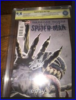 Venom Variant 9.8 Jg Jones 150 Superior Spider-man 25 Variant Signed Stan Lee