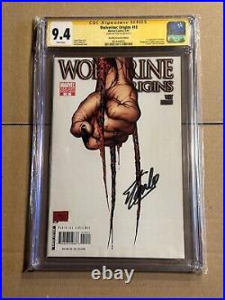 WOLVERINE ORIGINS #10 3RD CLAW VARIANT 1100 CGC 9.4 Signed By Stan Lee