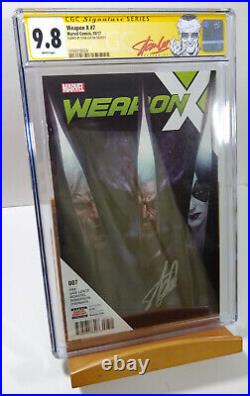 Weapon X #7 CGC 9.8 NM/M SIGNED Stan Lee Red Label Weapon H Auto MCU X-Men