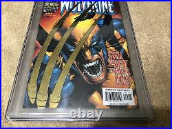 Wolverine 145 Gold Foil Variant CGC 9.8 SS Stan Lee Sign Adamantium Returns