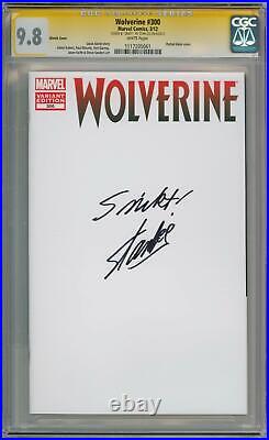 Wolverine #300 Cgc 9.8 Signature Series Signed Stan Lee Inscribed Snikt Movie