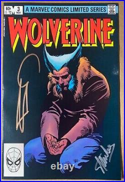 Wolverine Limited #3 1982 Signed by Frank Miller & Stan Lee VF/NM High Grade
