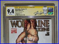 Wolverine Origins #10 3rd Claw Variant CGC 9.4 SS signed STAN LEE 1st App DAKEN