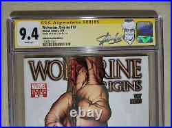 Wolverine Origins #10 3rd Claw Variant CGC 9.4 SS signed STAN LEE 1st App DAKEN