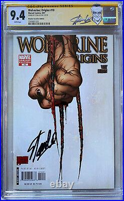 Wolverine Origins #10 Cgc 9.4 Ss Signed Stan Lee 3rd Claw Variant 1st Daken