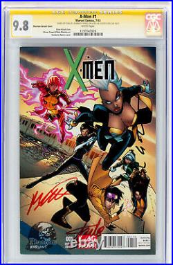X-MEN #1 in NM/MINT CGC 9.8 Signature SS comic Signed STAN LEE & 2 more Variant