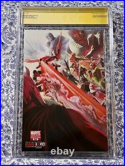X-MEN #500 CGC 9.8 WP Signed by Stan Lee & Alex Ross Fan Expo Canada RARE VHTF