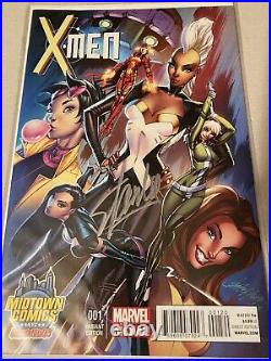 X-Men #1 Midtown Comics Variant Signed By Stan Lee NM COA Included