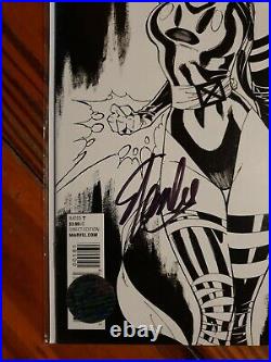 X-Men 92 #1 J Scott Campbell Psylocke sketch variant signed by Stan lee NM