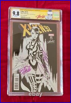 X-Men 92 #1 Stan Lee Sketch Edition CGC 9.8 Signed- Stan Lee, Campbell Red Label