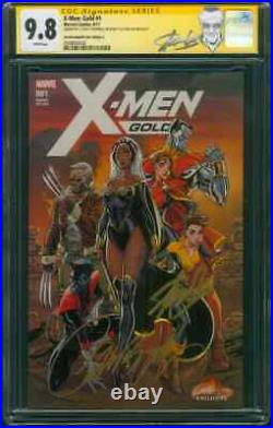 X Men Gold 1 CGC 2XSS 9.8 Campbell Stan Lee Gold Sign Variant Phoenix Movie 6/17