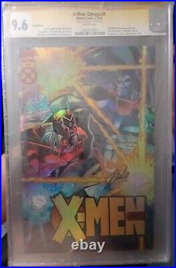 X-Men Omega #1 NM CGC 9.6 Signature series Signed By Stan The Man Lee
